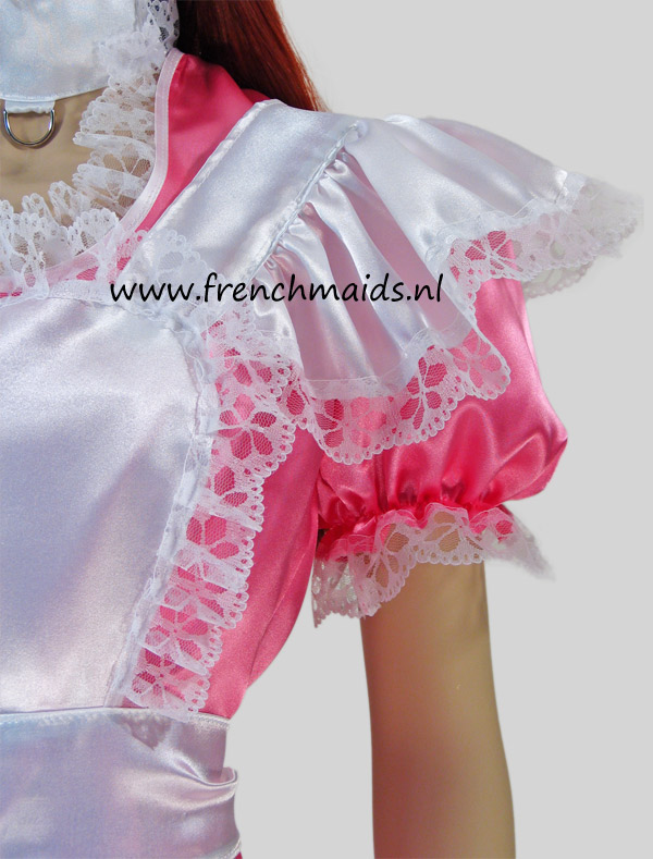 Pink Dream Dienstmeisje Kostuum uit onze Sexy Franse Dienstmeisje en Kamermeisje Kostuums - foto 9.  