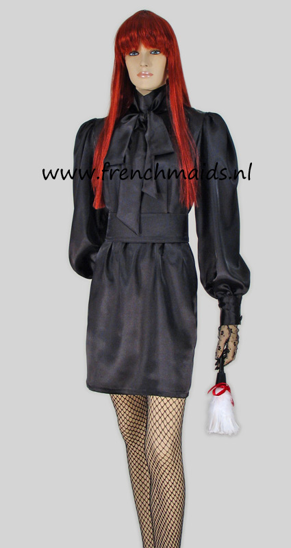 Mistress Delux Kamermeid / Dienstmeid Kostuum Uniform uit onze Sexy Franse Kamermeisje Kostuum en Frans Dienstmeisje Kostuum Collectie
